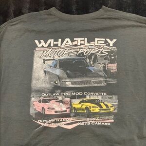 Whatley Dark Gray Tee WHATLEY Race Car Design
